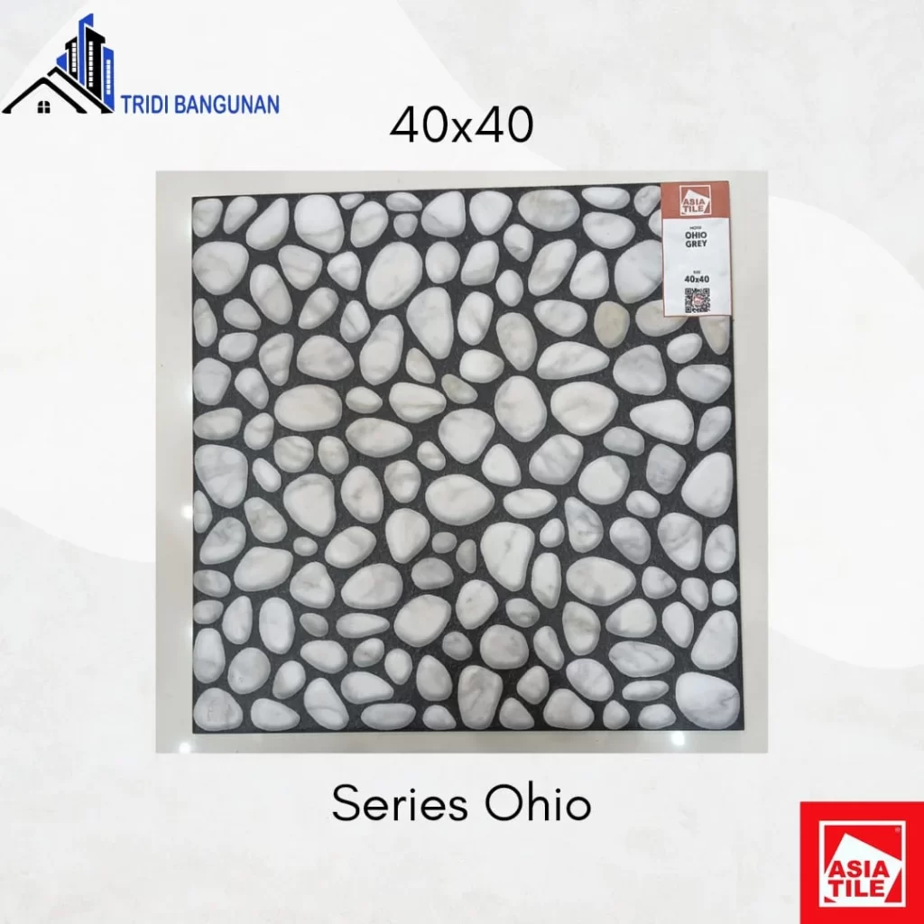 Asia Tile 40x40 Ohio Grey