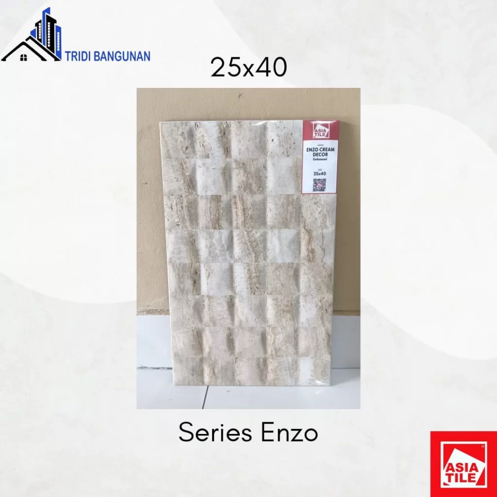 Enzo Cream Decor Embossed